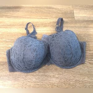 THIRDLOVEBoho Lace Uplift Bra Blue 42D women’s Underwired